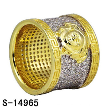 Fabrik Großhandel Hip Hop Schmuck Ring Silber 925